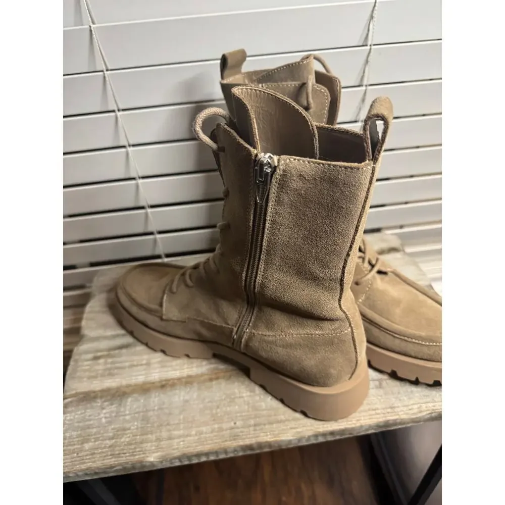 NWOT Dolce Vita Combat Style Boots- minor pen mark. Size 11 women  or 9.5 men